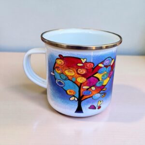 Tazón enlozado 
Amor Azul