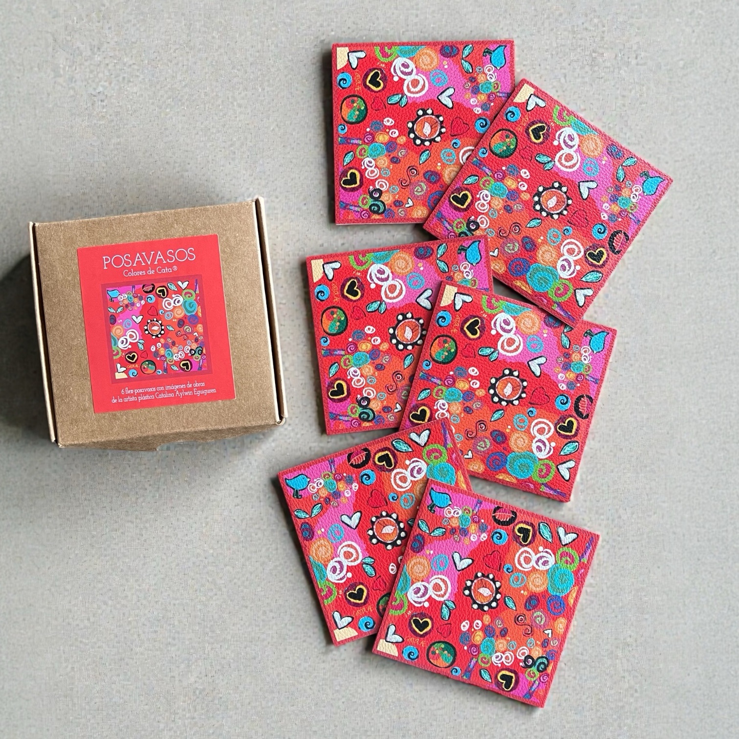 Posavasos Flex Pop Rojo